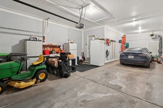 a view of car garage