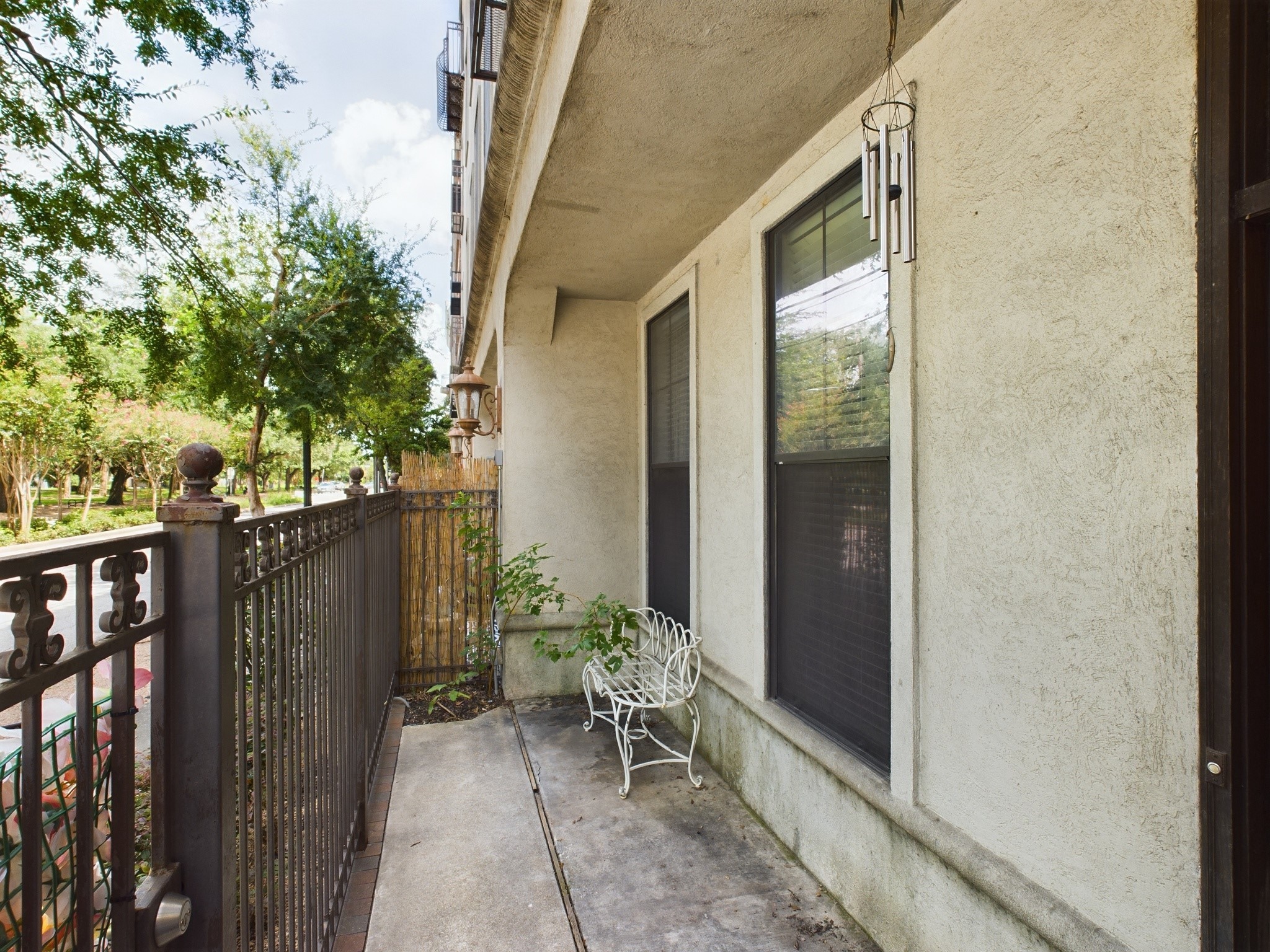 1602 Elgin Street, Unit 3 Houston, TX 77004 - Photo 9 of 10 a view of a door and chair in the balcony