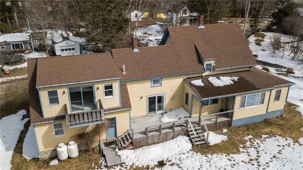 28 Lakeview Road West Boothbay Harbor, ME 04575 - Photo 9 of 34 28 Lakeview Rd. back side with large...