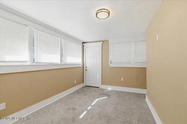 a view of an empty room