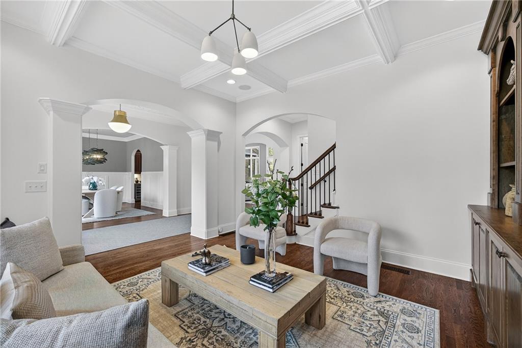 3640 Rivers Call Boulevard Atlanta, GA 30339 - Photo 28 of 63 a living room with furniture and wooden floor
