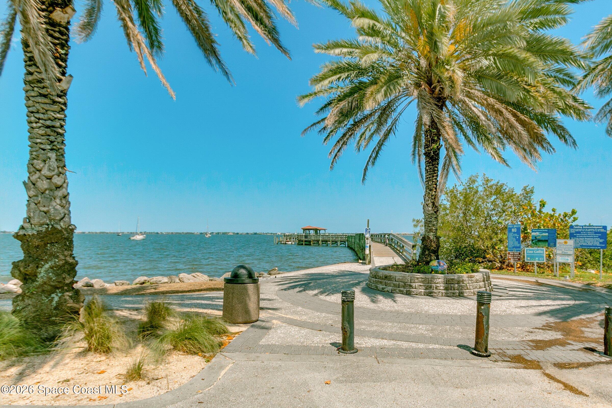 2780 Reston Street, Unit 105 Melbourne, FL 32935 - Photo 32 of 32 a view of a ocean with outdoor space
