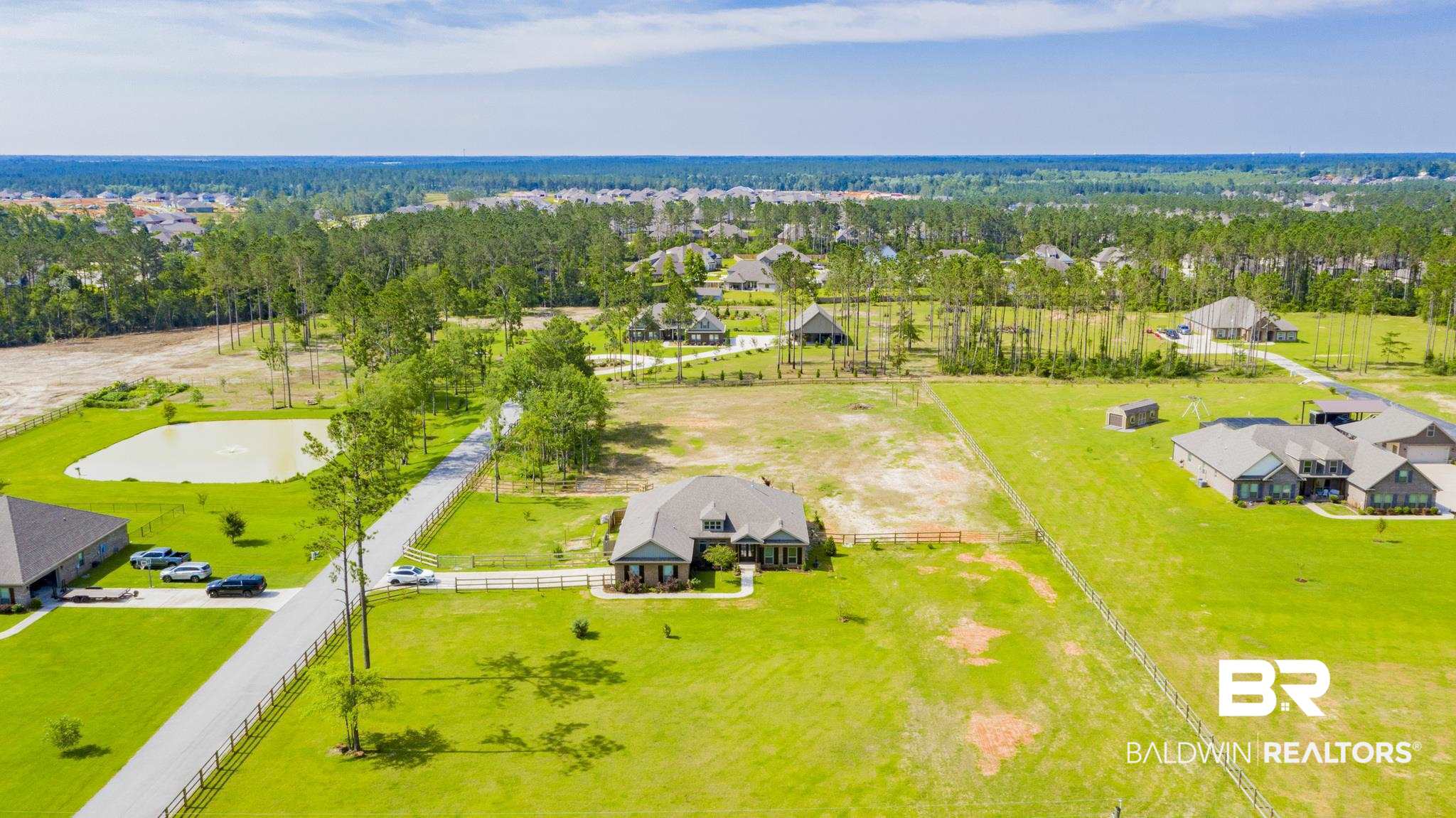12836 Jenkins Pit Road Daphne, AL 36527 - Photo 38 of 44 Areal View of Home