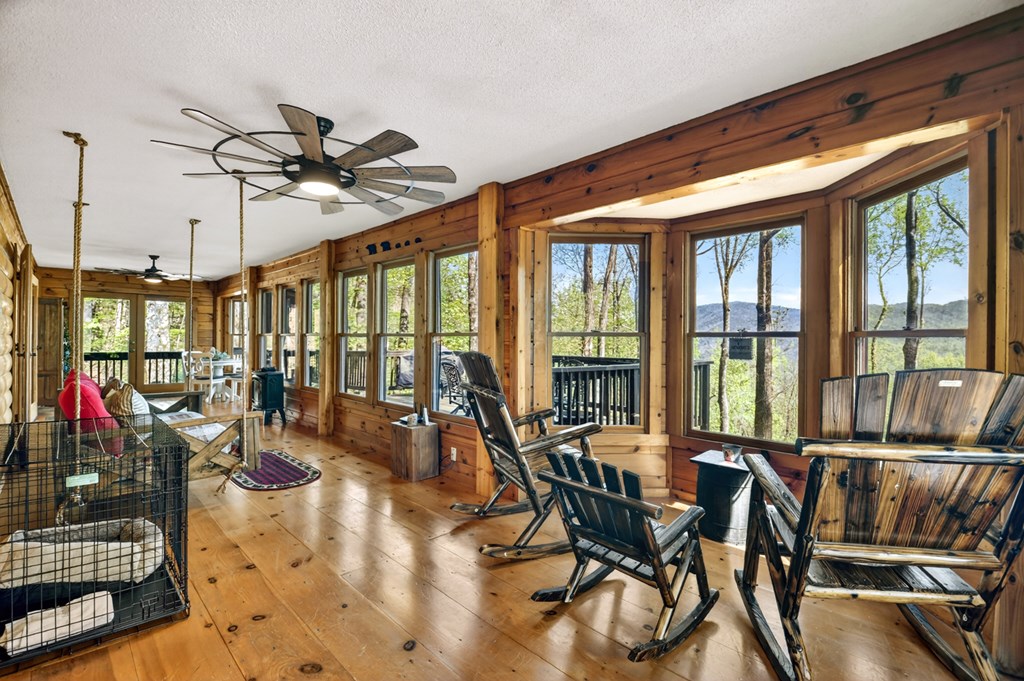 1831 Walnut Ridge Ellijay, GA 30536 - Photo 19 of 49 Sunroom with mountain views
