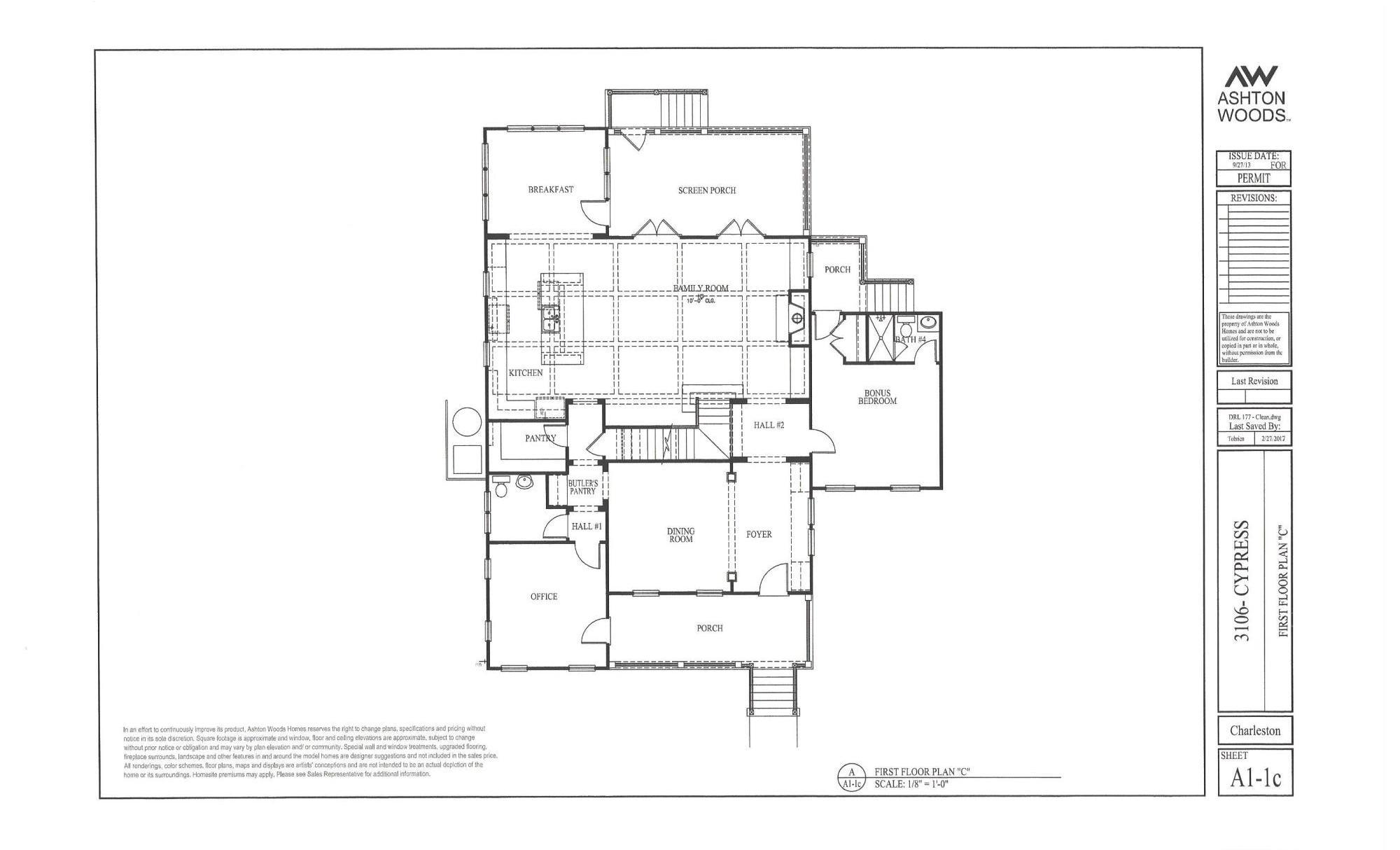 433 Woodspring Road Mount Pleasant, SC 29466 - Photo 3 of 5 First Floor Lot 177