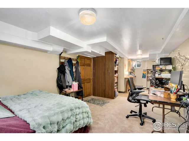 a workspace with furniture