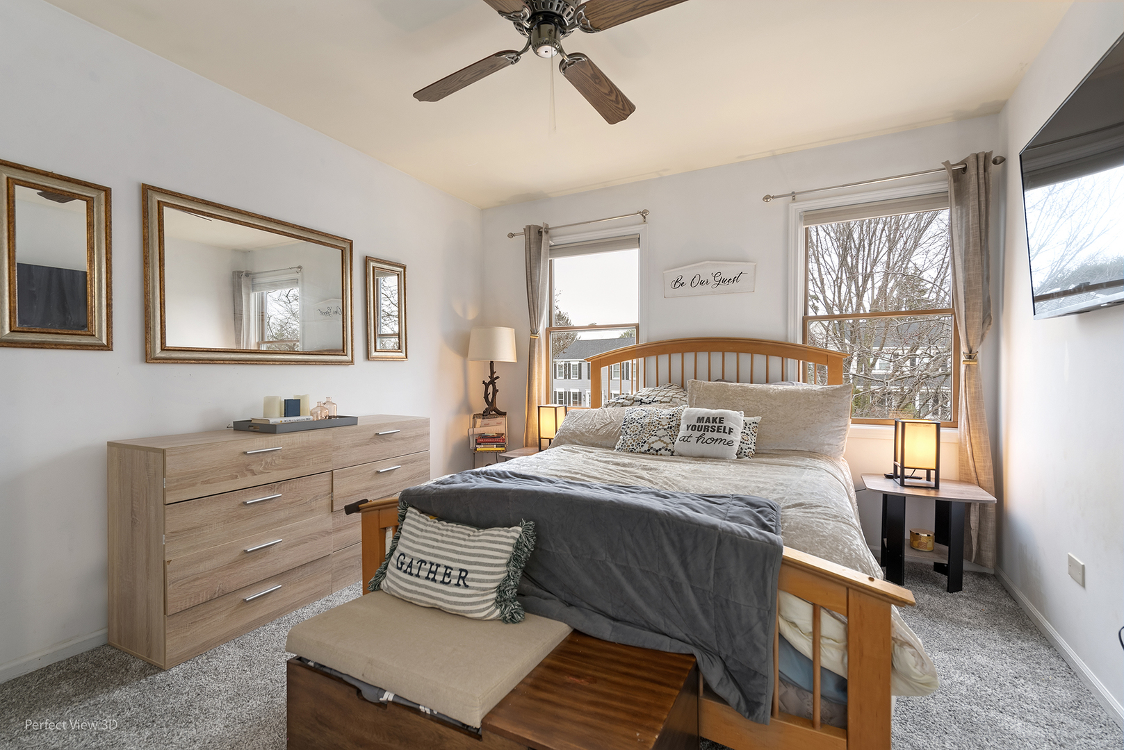 2001 Madison Avenue Gurnee, IL 60031 - Photo 18 of 26 a bedroom with a bed and a window