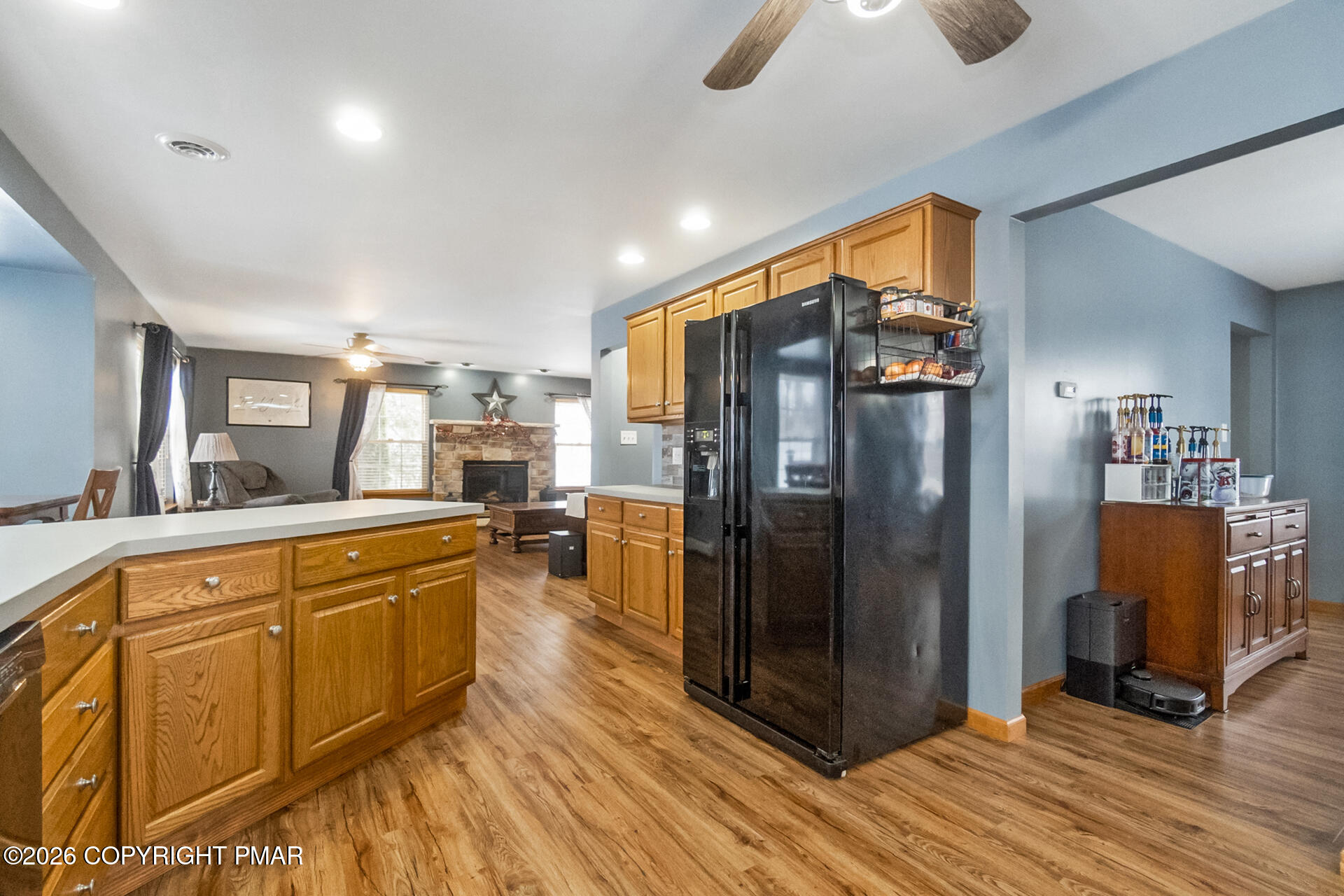 95 Benns Hill Road Bangor, PA 18013 - Photo 20 of 70 a large kitchen with stainless steel appliances granite countertop a refrigerator and a sink