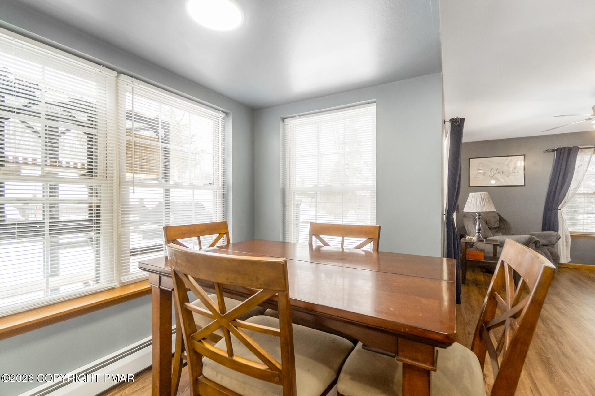 95 Benns Hill Road Bangor, PA 18013 - Photo 25 of 70 a view of a dining room with furniture and a window