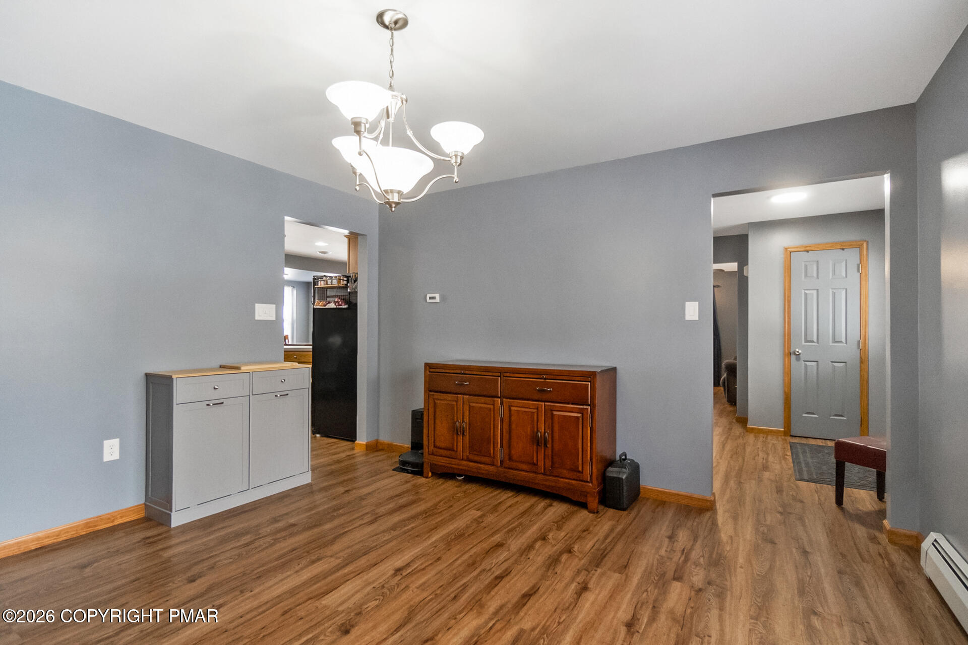 95 Benns Hill Road Bangor, PA 18013 - Photo 36 of 70 a view of an empty room with wooden floor and a window