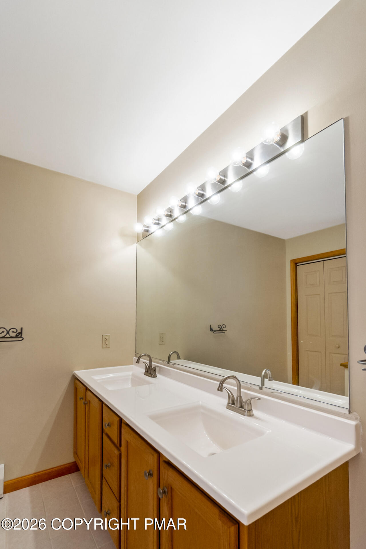95 Benns Hill Road Bangor, PA 18013 - Photo 50 of 70 a bathroom with a sink and a mirror