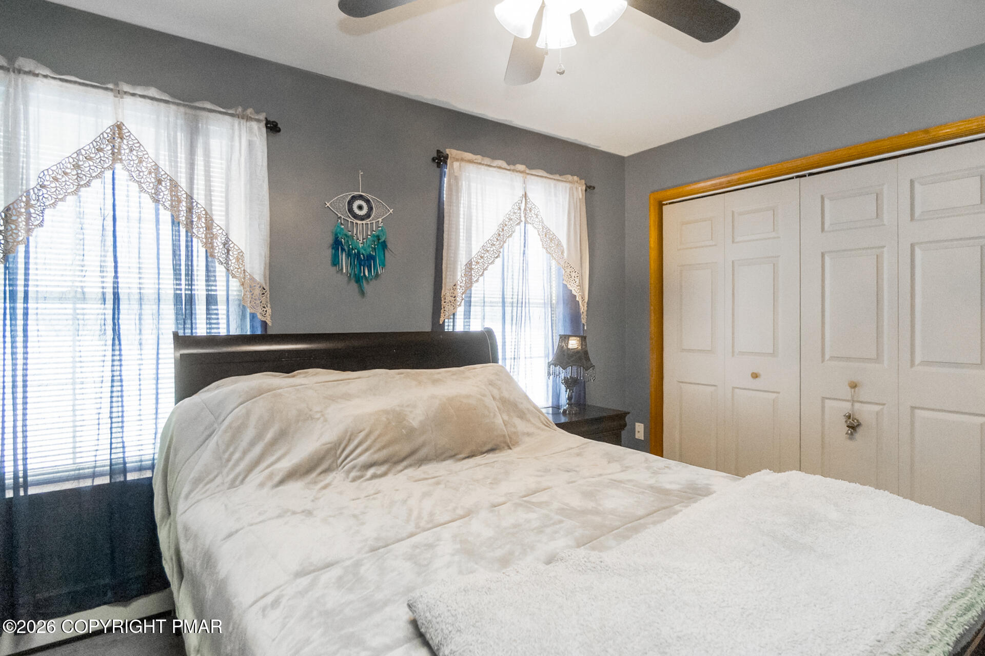 95 Benns Hill Road Bangor, PA 18013 - Photo 54 of 70 a bedroom with a large bed and a window