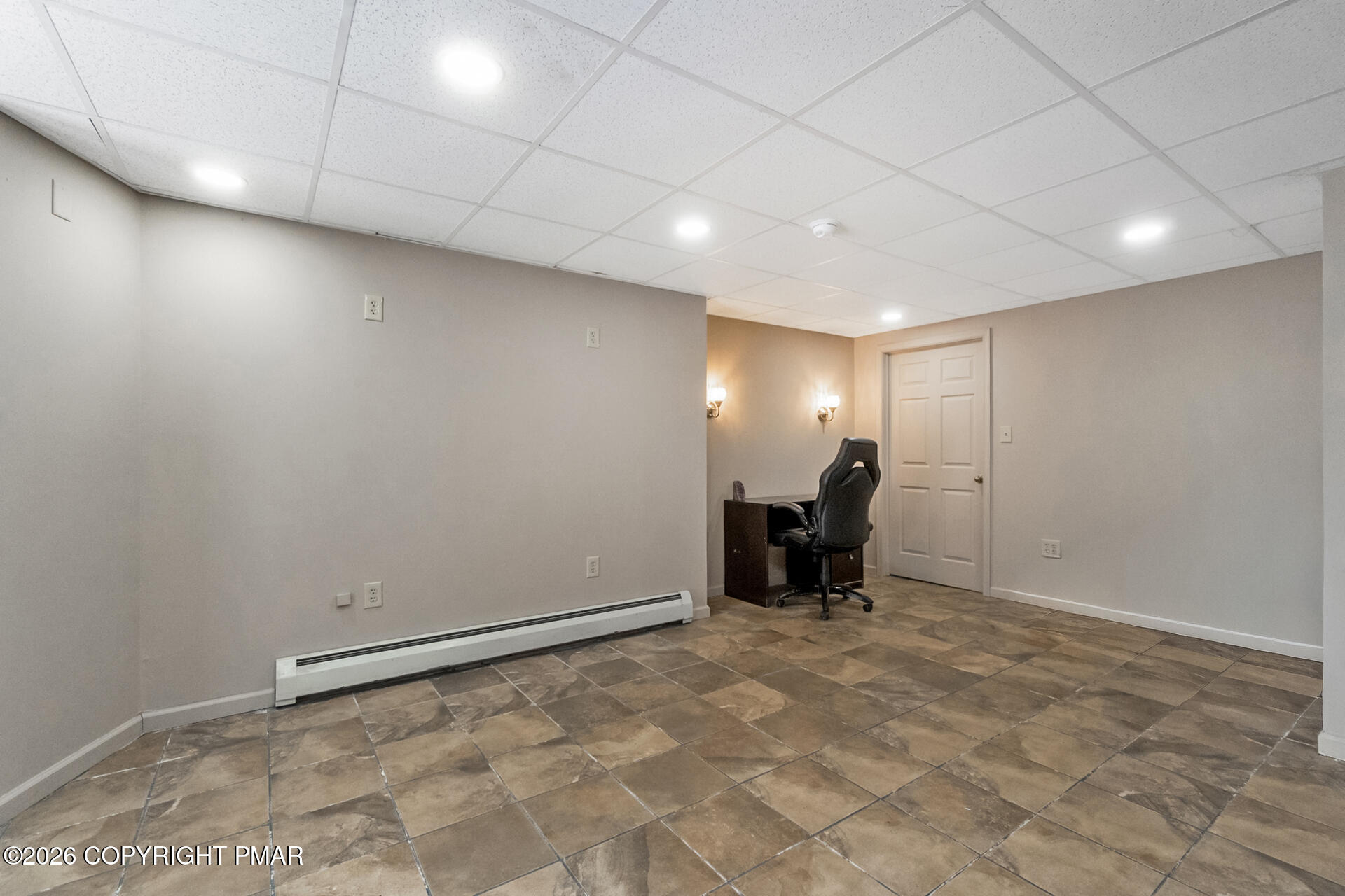 95 Benns Hill Road Bangor, PA 18013 - Photo 65 of 70 a view of room with a projector and furniture