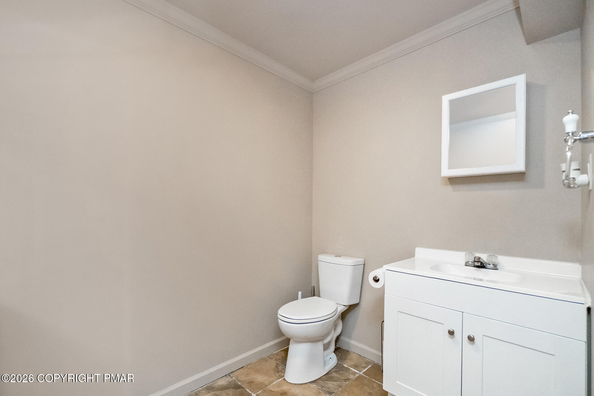 95 Benns Hill Road Bangor, PA 18013 - Photo 69 of 70 a bathroom with a toilet sink and mirror