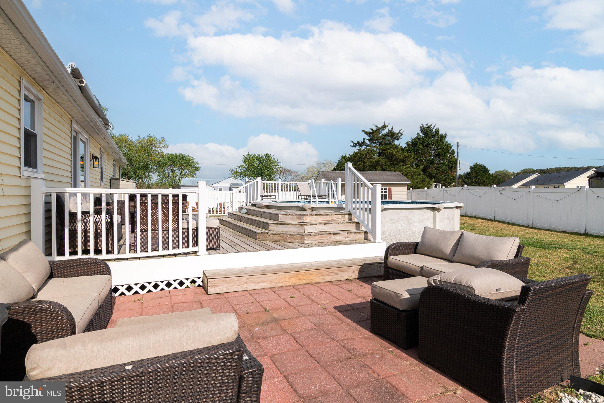 14788 Josephs Road Seaford, DE 19973 - Photo 21 of 25 Charming outdoor retreat with deck.