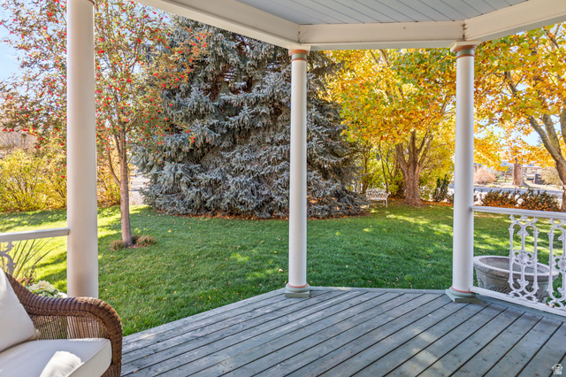 390 North 100 West Monroe, UT 84754 - Photo 79 of 167 Wooden deck with a yard