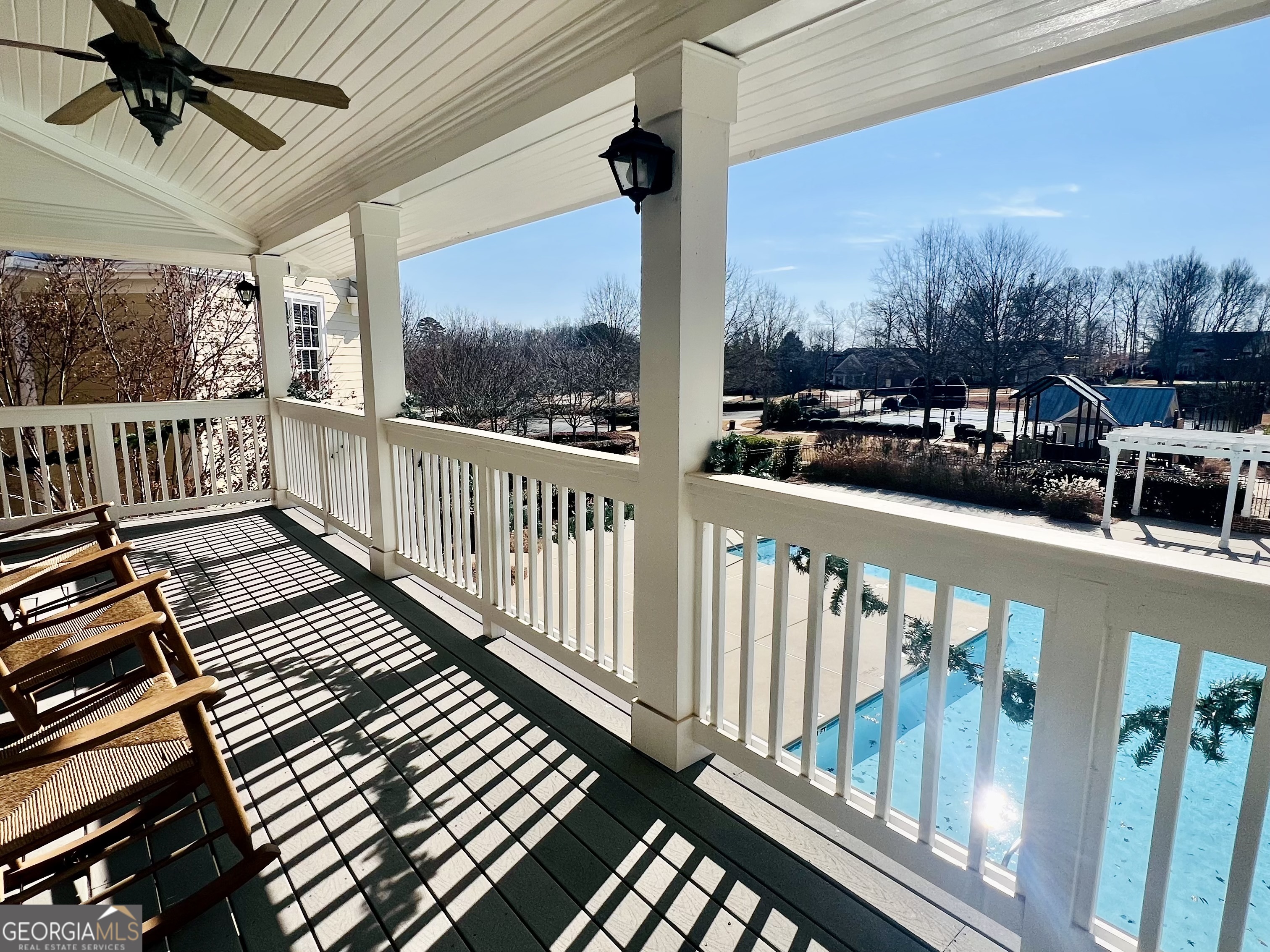 622 Brookfield Drive Braselton, GA 30517 - Photo 23 of 34 a view of a balcony with furniture