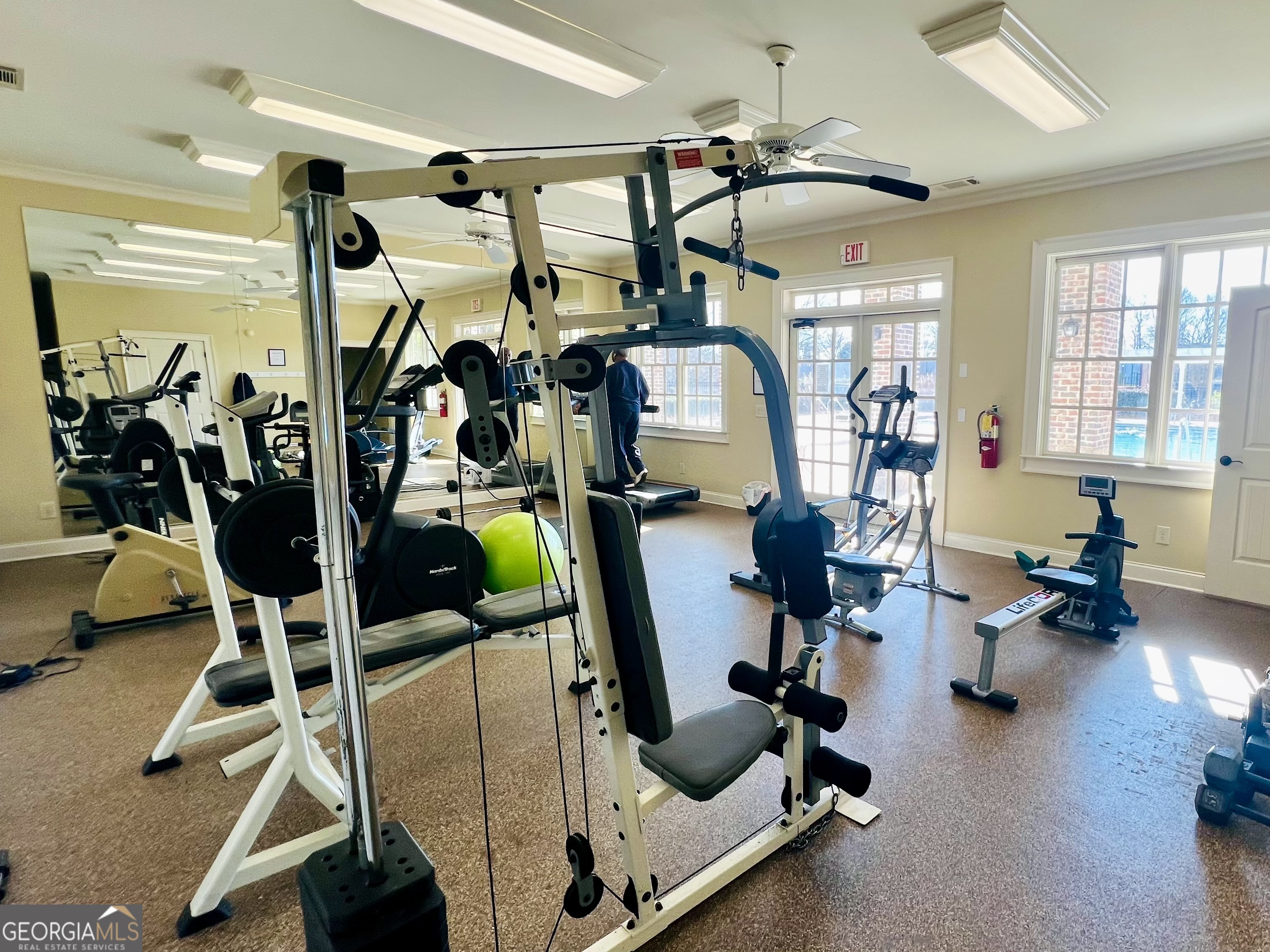 622 Brookfield Drive Braselton, GA 30517 - Photo 25 of 34 a view of a room with gym equipment