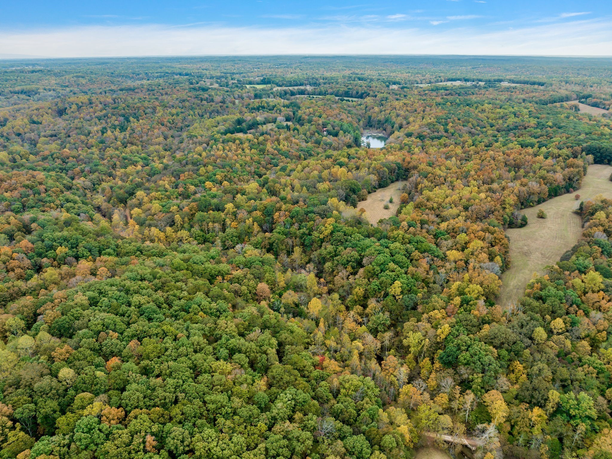 0 Bear Creek Road Bon Aqua, TN 37025 - Photo 12 of 64 a view of a city with lush green forest