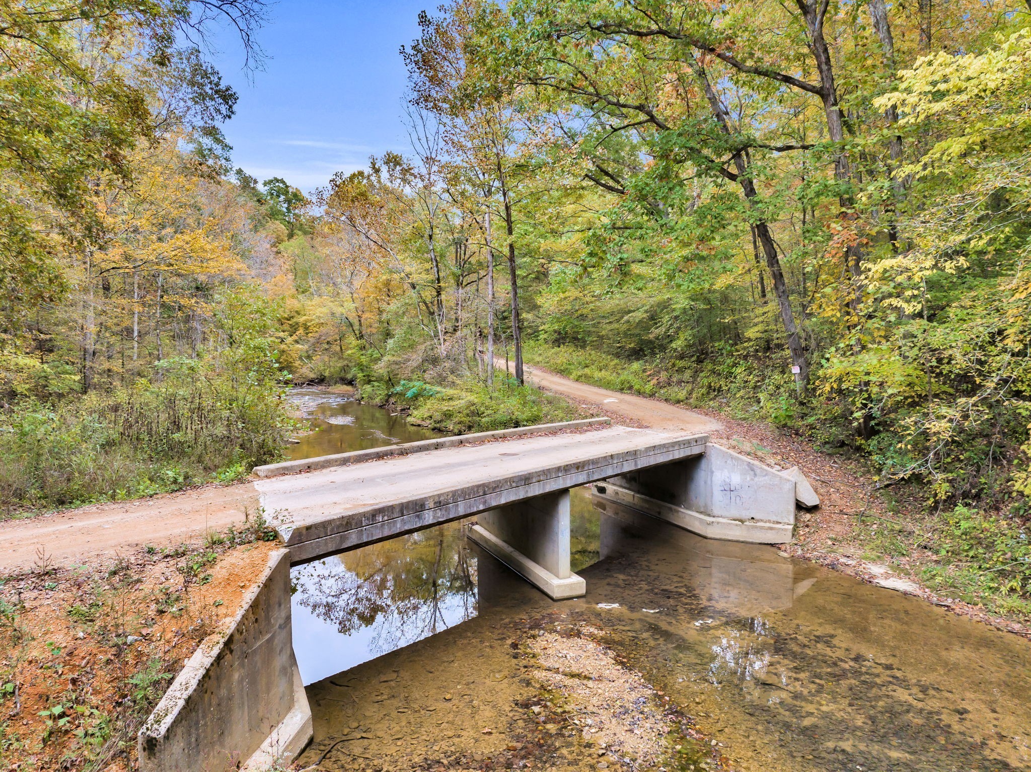 0 Bear Creek Road Bon Aqua, TN 37025 - Photo 4 of 64 a view of a forest with a bench
