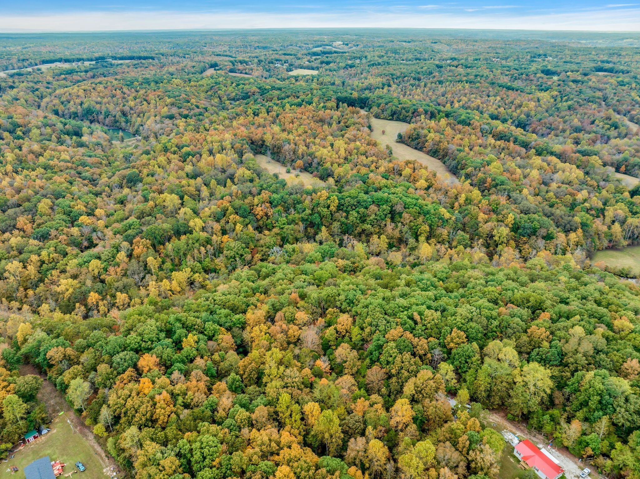 0 Bear Creek Road Bon Aqua, TN 37025 - Photo 47 of 64 an aerial view of a houses with a yard