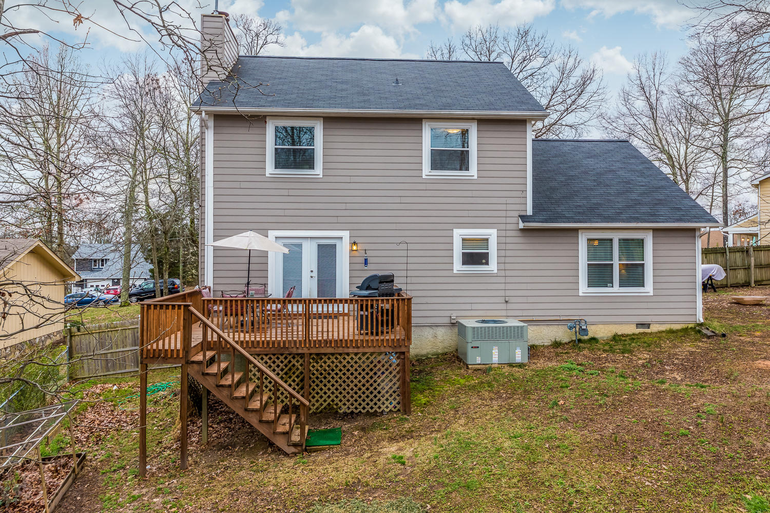 705 Hurricane Ridge Circle Chattanooga, TN 37421 - Photo 26 of 30 Back Yard Showing Raised Bed Garden.jpg