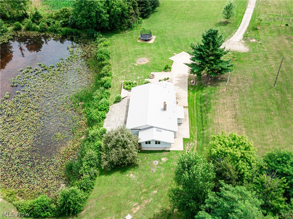 3001 Randolph Road Mogadore, OH 44260 - Photo 25 of 30 Bird's eye view with a water view