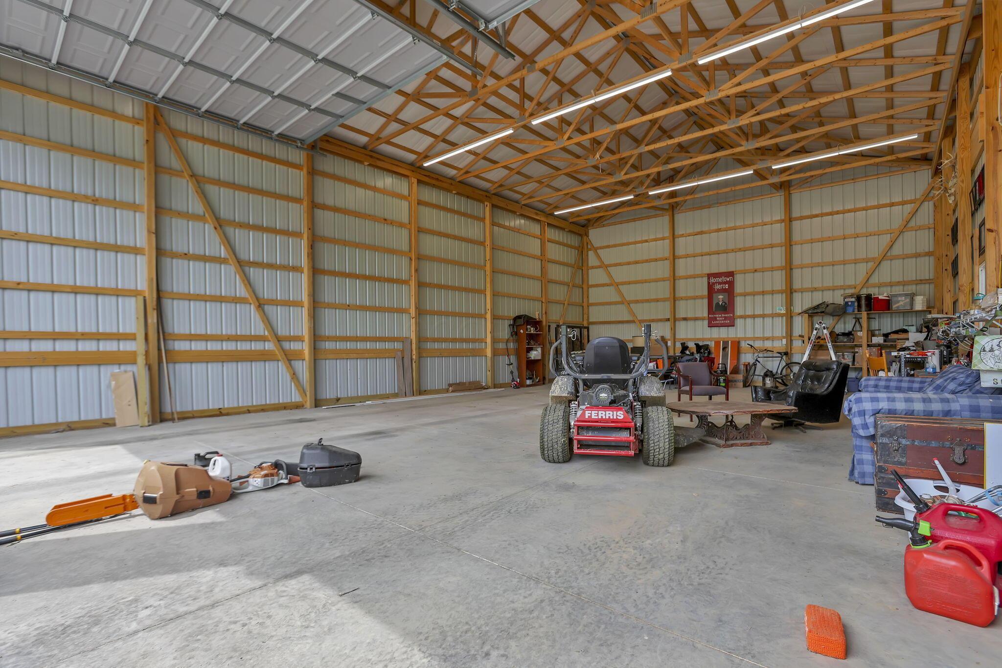 9660 Old Rainer Road Roseville, OH 43777 - Photo 63 of 71 48 ft x 30 ft Pole Barn interior