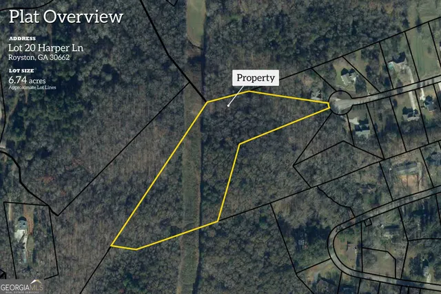 a view of a bunch of trees