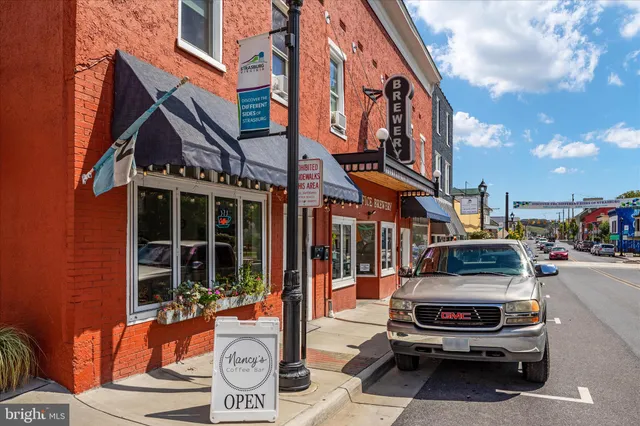 a view of a car park in front of building