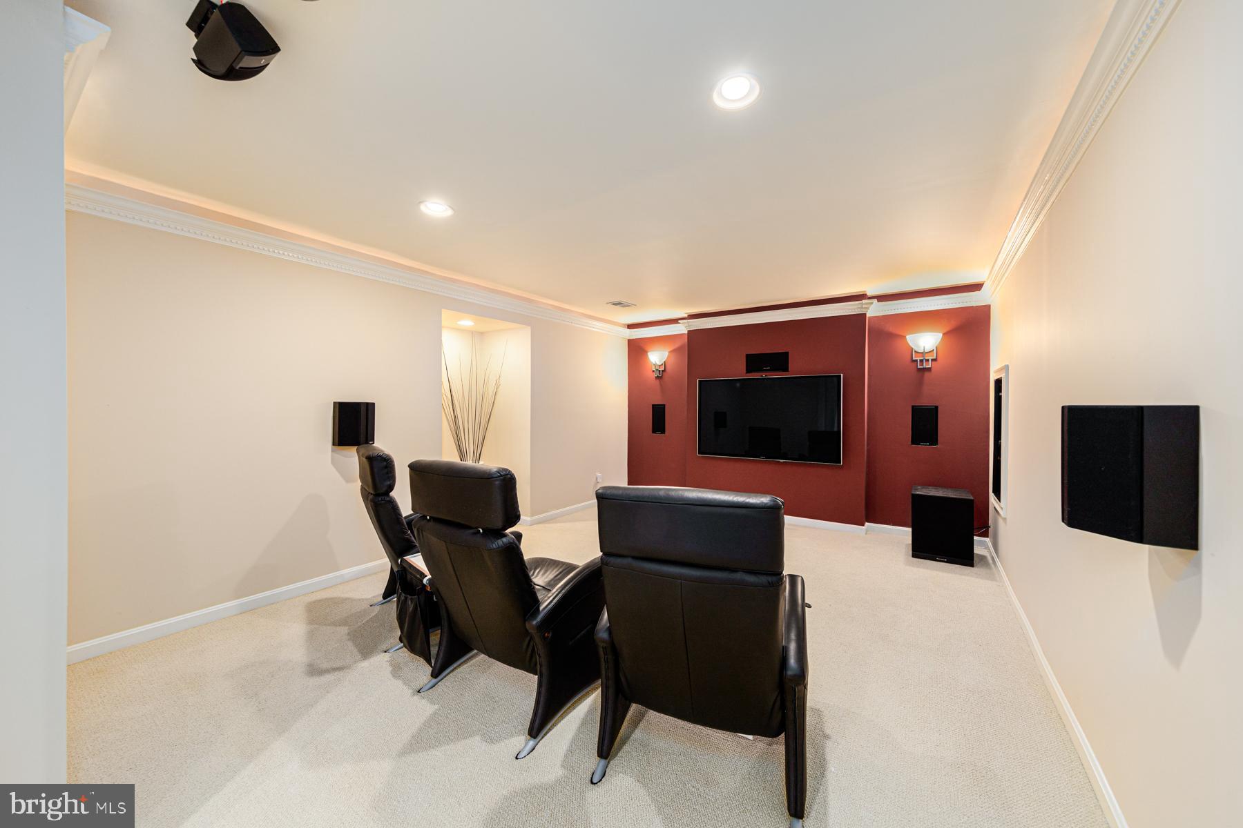 20501 Beaver Ridge Road Montgomery Village, MD 20886 - Photo 24 of 32 Media room fully wired with surround sound