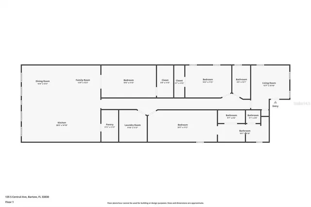 $1,448,500 | 135 South Central Avenue, Bartow, FL 33830
