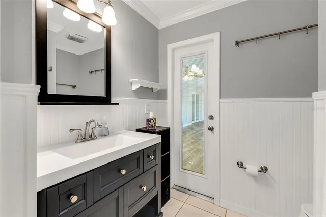 a front view of house with yard and seating area