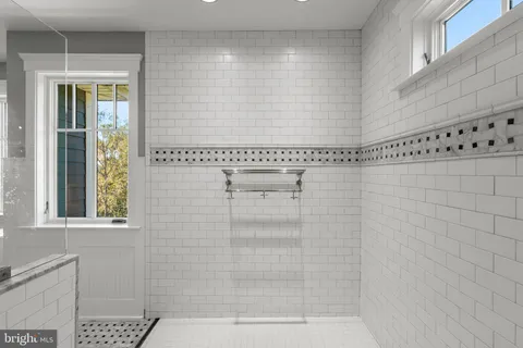 a view of a lake with a yard