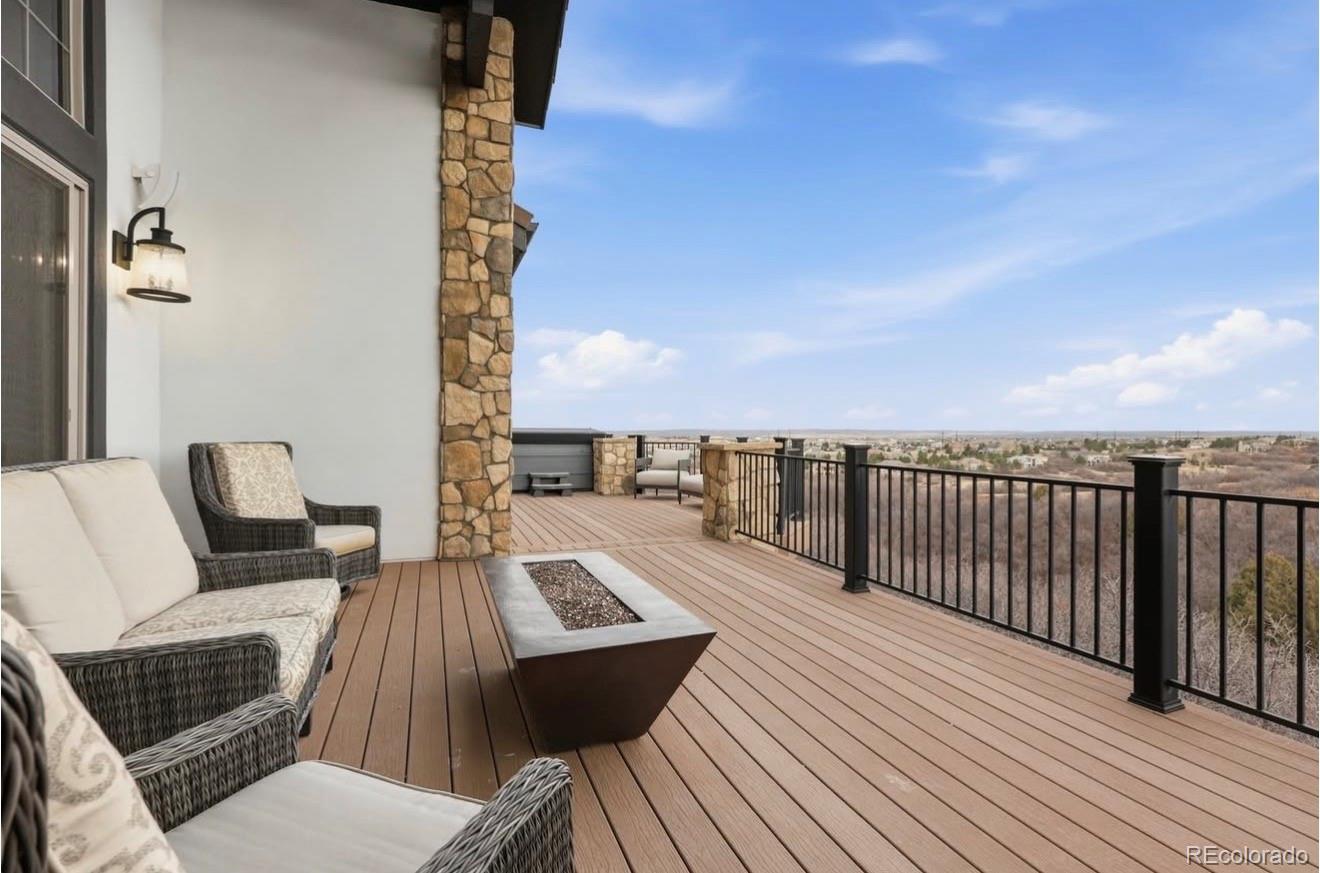 843 Diamond Ridge Circle Castle Rock, CO 80108 - Photo 13 of 31 a view of balcony with furniture