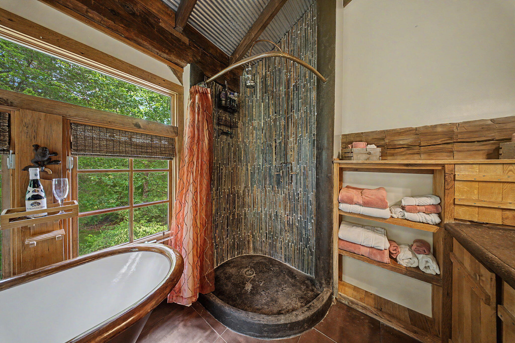 9766 Sullivan Road Union, KY 41091 - Photo 20 of 50 Primary bathroom has HEATED tile floors, 6 ft clawfoot tub, and tiled shower.