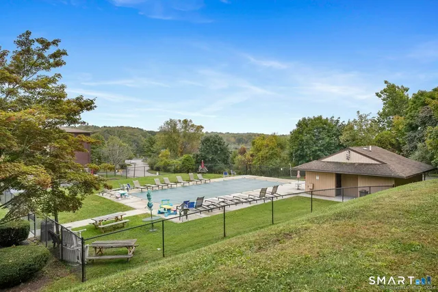 a front view of a building