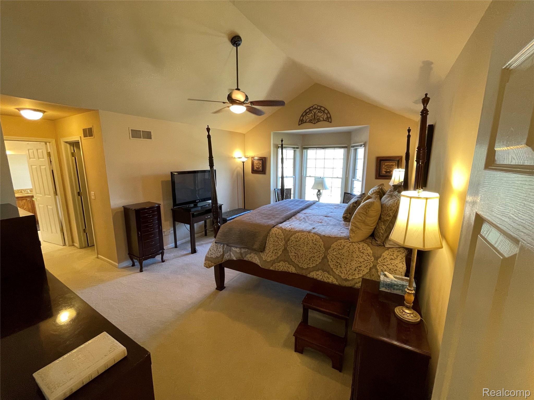 47687 Pavillon Road Canton, MI 48188 - Photo 32 of 70 A Master Bedroom with Cathedral Ceiling
