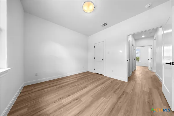 wooden floor in an empty room