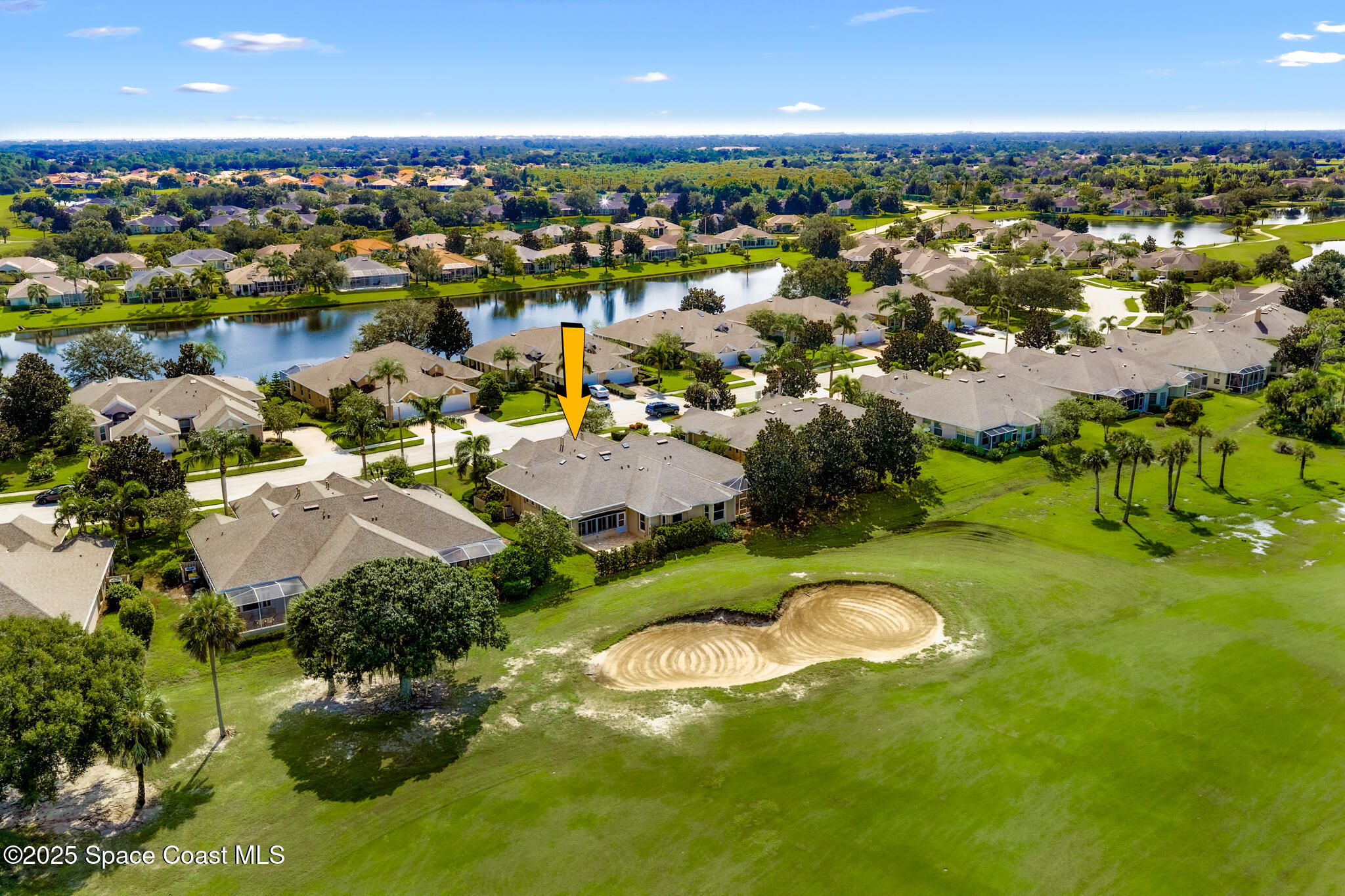 4331 Aberdeen Circle Rockledge, FL 32955 - Photo 55 of 63 an aerial view of residential houses with outdoor space