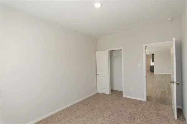 a view of an empty room