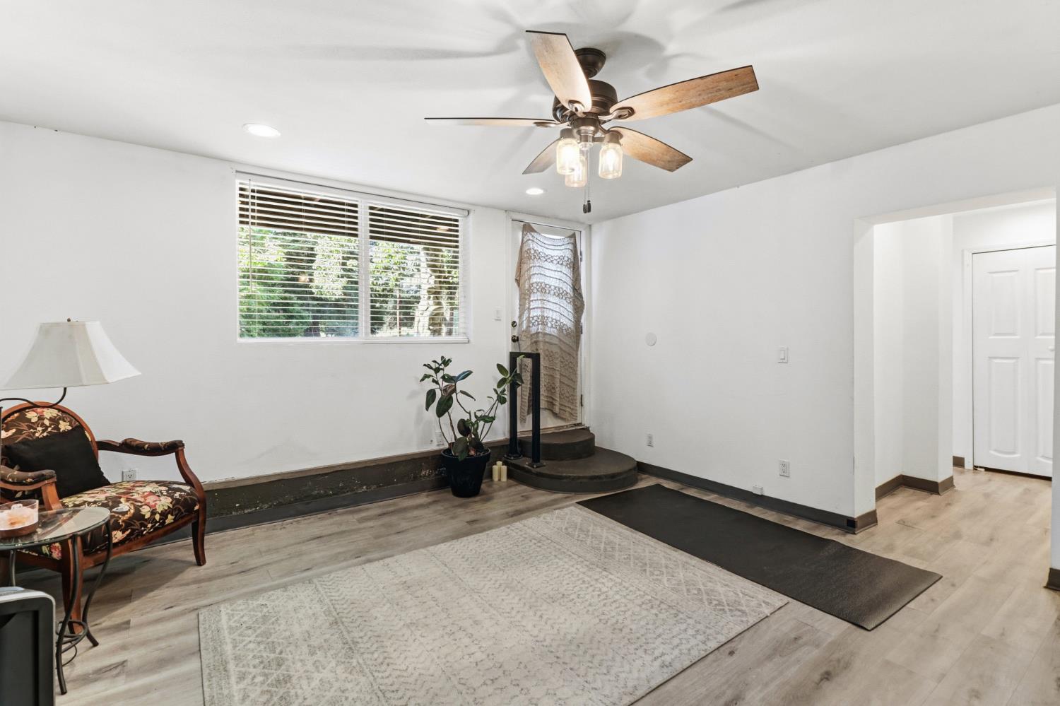 4330 Cavitt Stallman Road Granite Bay, CA 95746 - Photo 42 of 85 a view of a room with gym equipment and a window