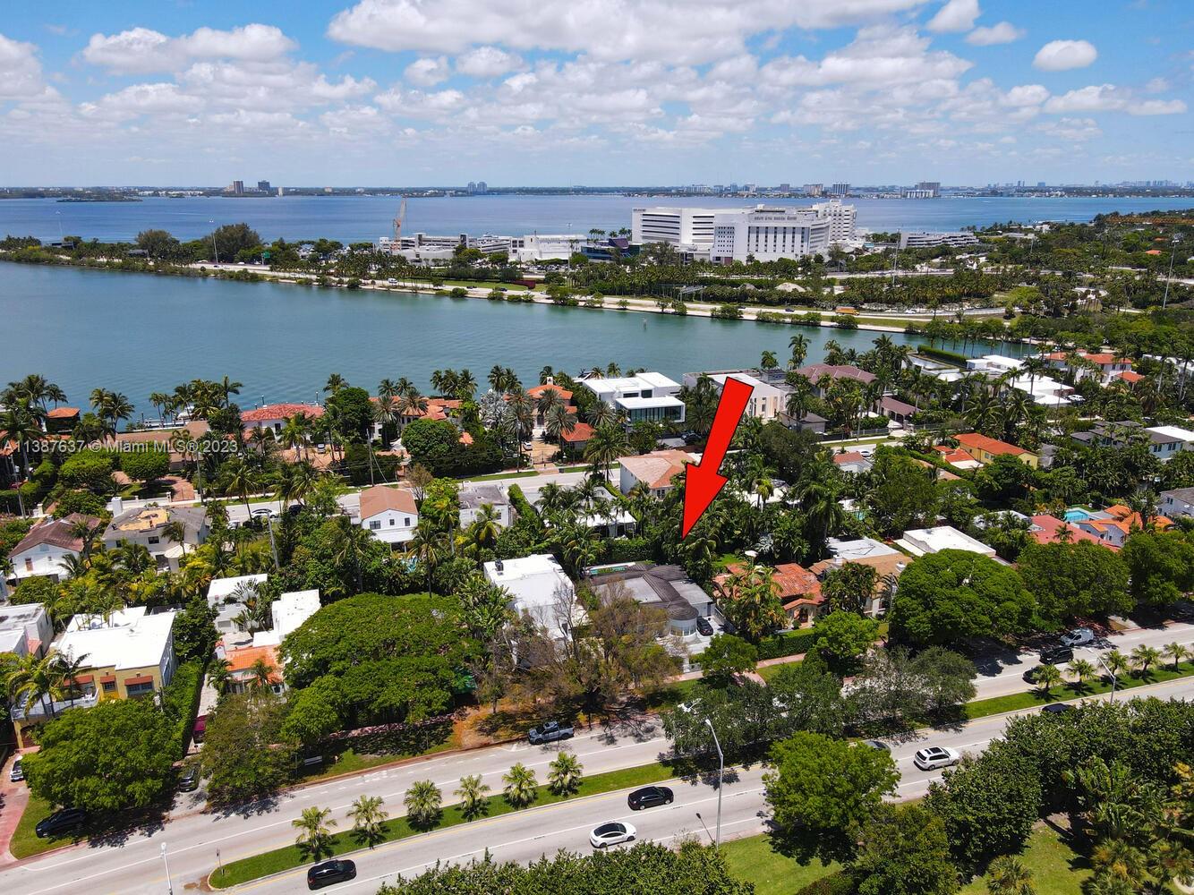 3020 Alton Road Miami Beach, FL 33140 - Photo 28 of 29 a view of a city and lake