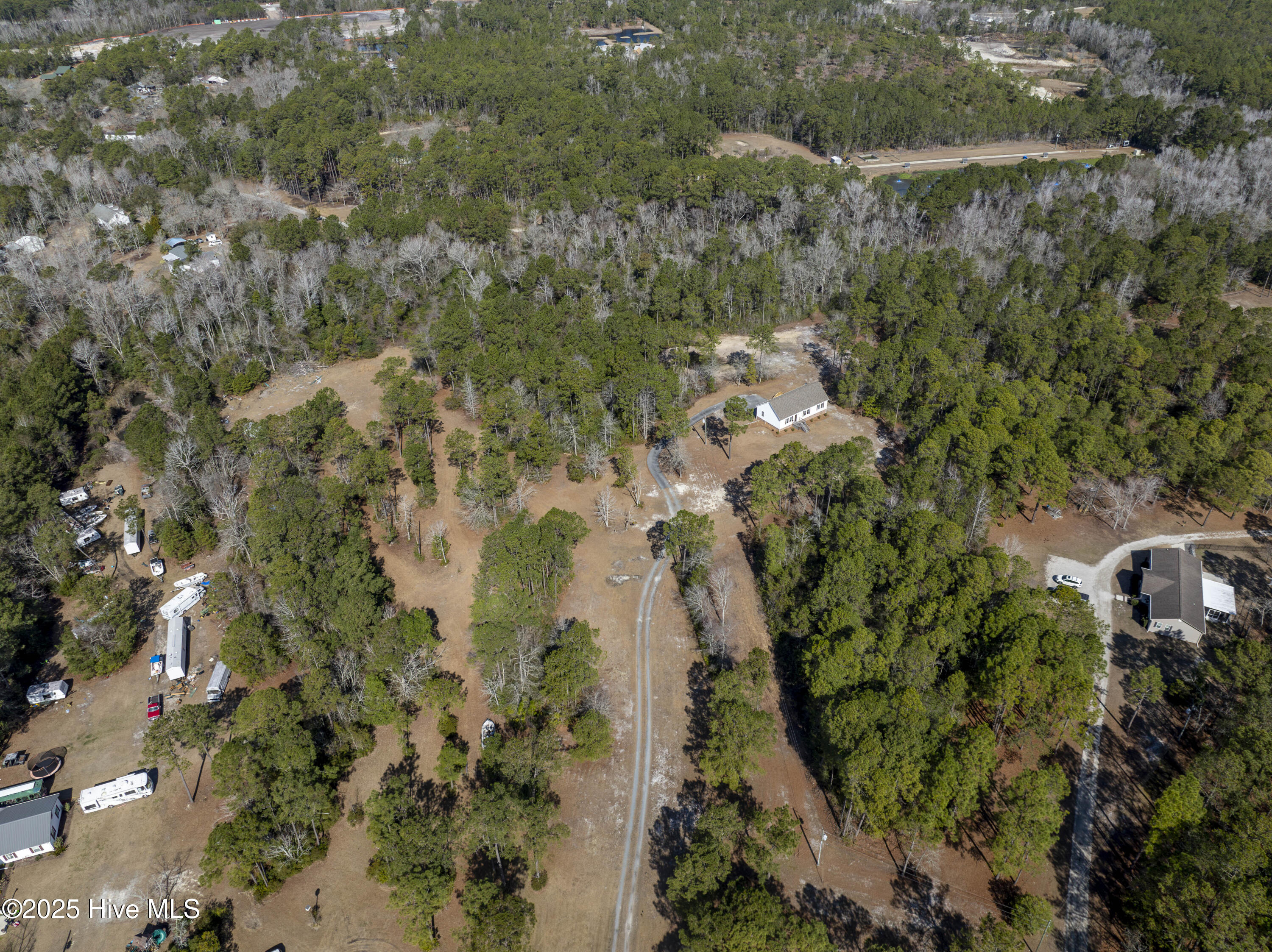 161 Stump Sound Church Road Holly Ridge, NC 28445 - Photo 56 of 57 161 Stump Sound Church Road - Aerial_Ext