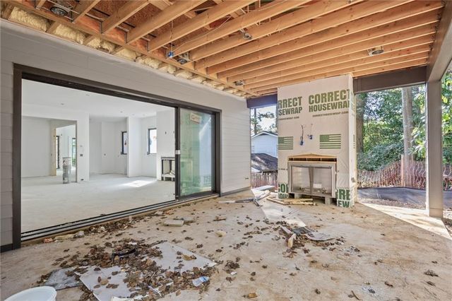 a living room filled with furniture