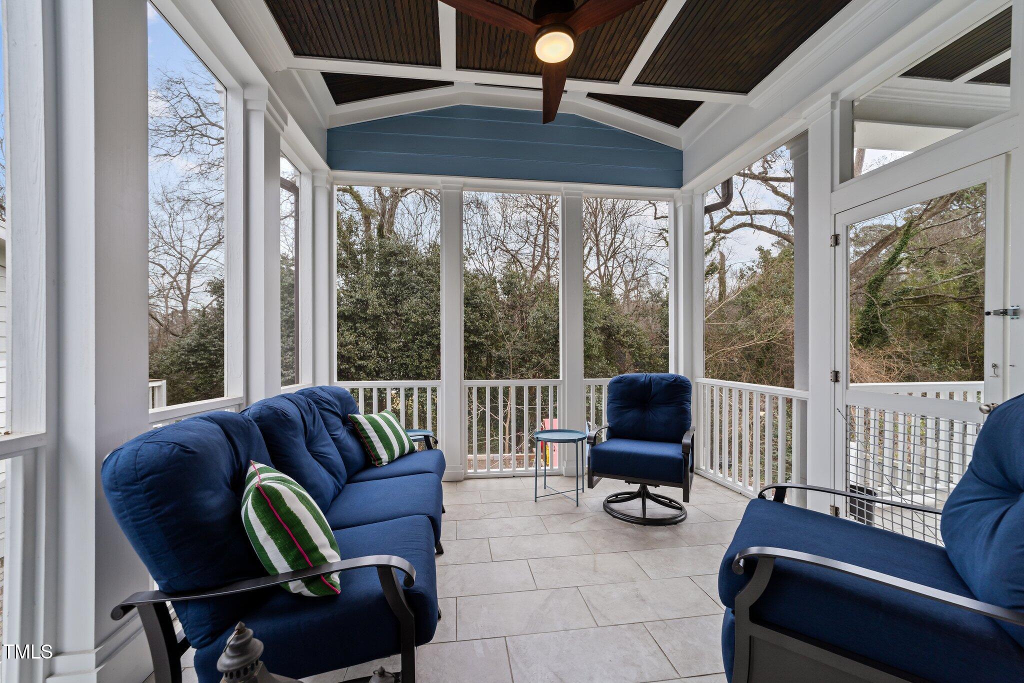 1000 Norris Street Raleigh, NC 27604 - Photo 10 of 49 Screened porch on first floor