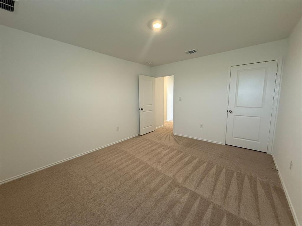 106 Brabham Loop Hutto, TX 78634 - Photo 31 of 40 Spacious room featuring neutral carpeting, white walls, white trim, and white two-panel doors