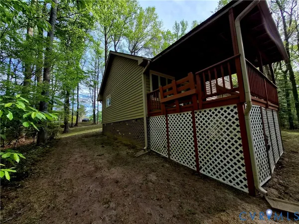 a fire pit with wooden fence