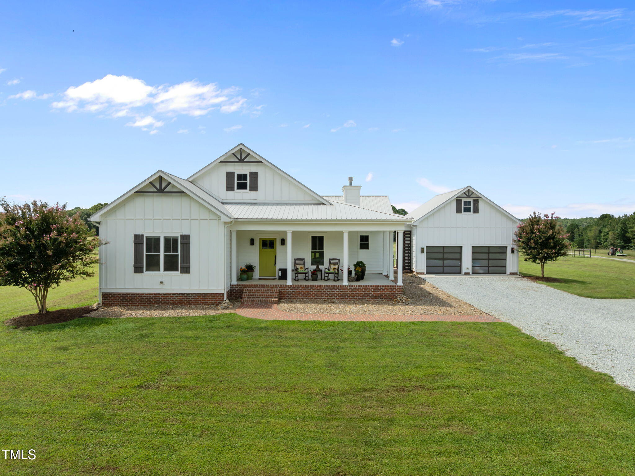 4715 Uzzle Road Rougemont, NC 27572 - Photo 4 of 68 a front view of house with yard and green space