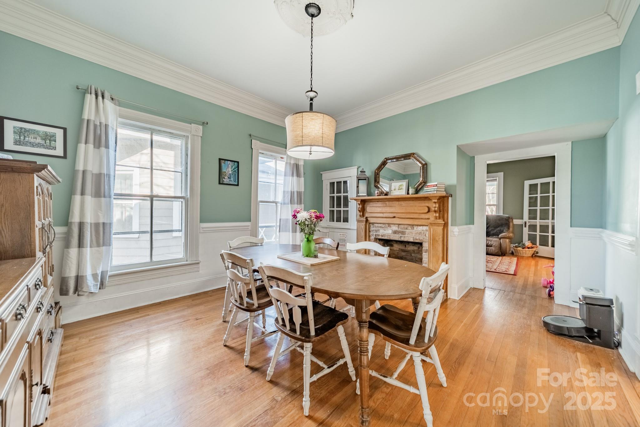 503 4th Street Spencer, NC 28159 - Photo 9 of 30 a view of a dining room with furniture window and wooden floor